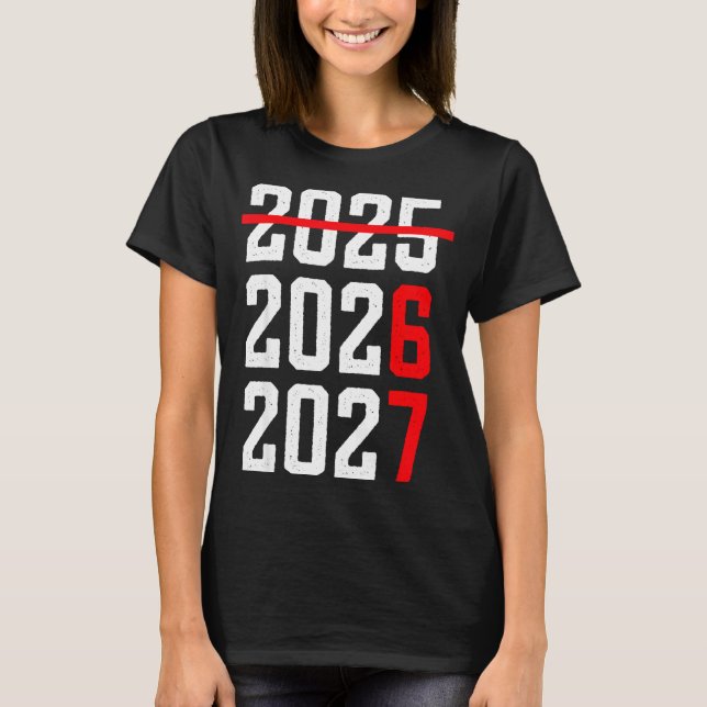 Camiseta Retro Kids Funny Happy New Year 2026 2027 67 Meme  (Frente)