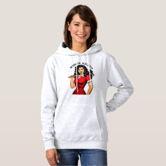 Camiseta Retro Killer Housewife “Who’s Next?” Hoodie