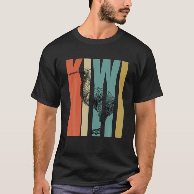 Camiseta Retro Kiwi Figurume Kiwis Design (Frente)