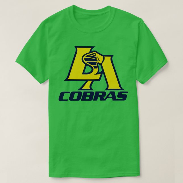 Camiseta Retro LA Cobras Arena 1988 (Frente do Design)
