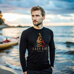 Camiseta Retro Lady Bird Kayaking