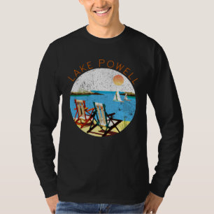 Camiseta Retro Lago Powell Lembrança Férias Vintage no Lago