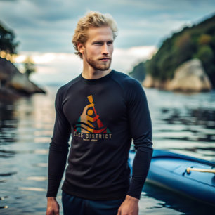 Camiseta Retro Lake District Kayaking