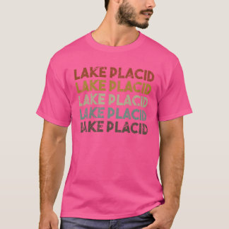 Camiseta Retro Lake Placid New York funny