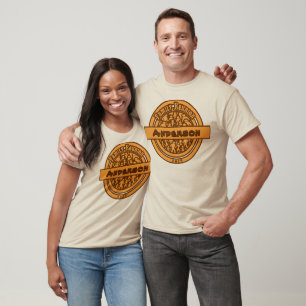 Camiseta Retro Laranja Retro para Reunião Familiar