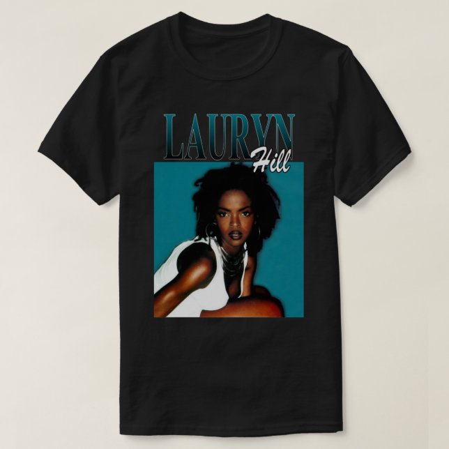 Camiseta Retro Lauryn Hill&x27;s Gift Fugees 90s Ventilador (Frente do Design)