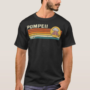 Camiseta Retro Lava Campeonato Pompeii Itália Parkour Livre