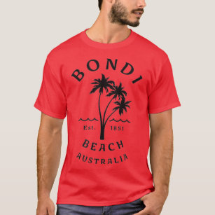 Camiseta Retro Legal Bondi Beach Austrália Vintage Palm ree