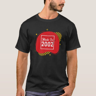 Camiseta Retrô Legal De Aniversário De 20, Feito Em 2002 Ca