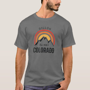 Camiseta Retro Legal Dillon Colorado Rocky Mountain Sunset