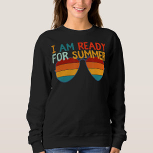 Camiseta Retro Legal Estou Pronta Para Os Óculos De Verão