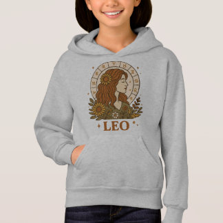 Camiseta Retro Leo Zodíaco Boho Floral Astrologia