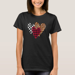 Camiseta Retro Leopardo Buffalo Negro E Xadrez Branca 3 Ouv
