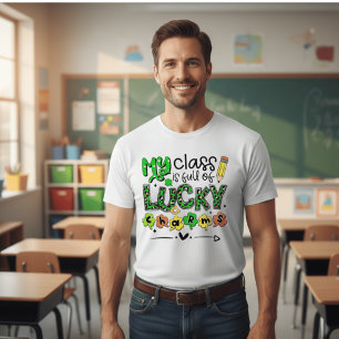 Camiseta Retro Leopardo Minha Turma está Cheia de Amuletos 