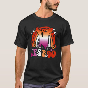 Camiseta Retro Lésbica Lésbica Halloween LGBT Orgulho de Sp
