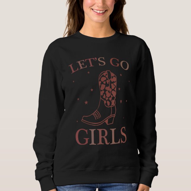 Camiseta Retro Let's Go Girls Bachelorette Bridal Party Gir (Frente)