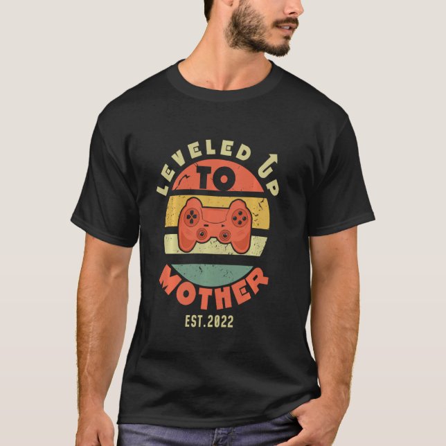 Camiseta Retro Levado Até A Mãe 2022 Gamer De Jogos (Frente)