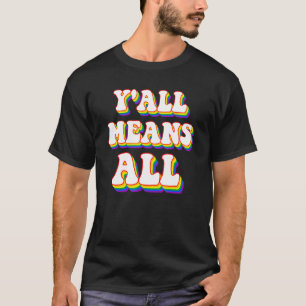 Camiseta Retro Lgbt Y All Rainbow Lesbian Gay Ally Pride Me