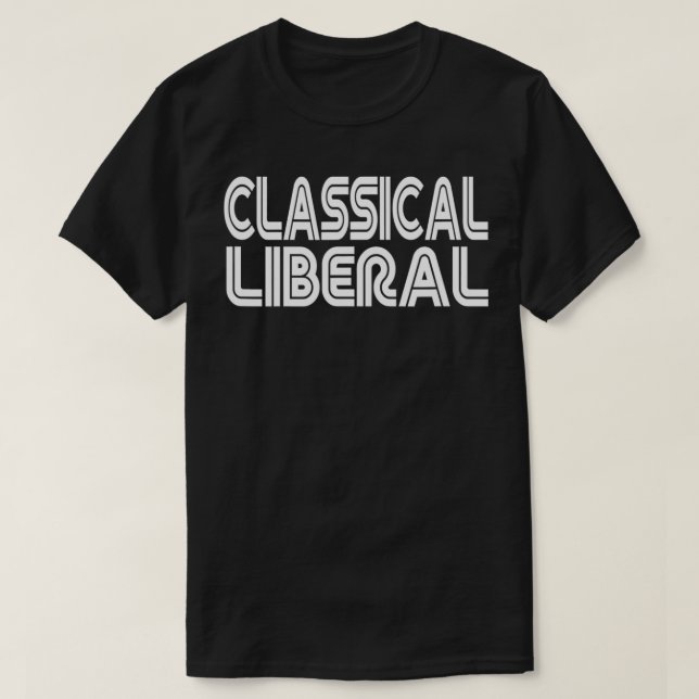 Camiseta Retro Liberal Clássico (Frente do Design)