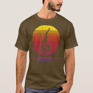 Camiseta Retro Lineman Silhouette Gift Poe Linemen