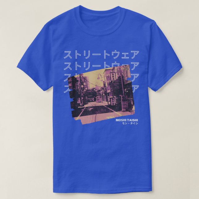 Camiseta Retro Lofi Tokyo Japanese Streetwear Aesthetic Gra (Frente do Design)