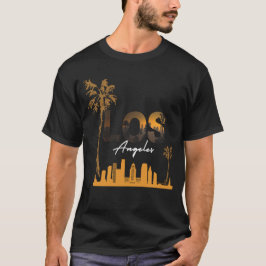 Camiseta Retro Los Angeles, Vibes do Estado do Ouro Vintage