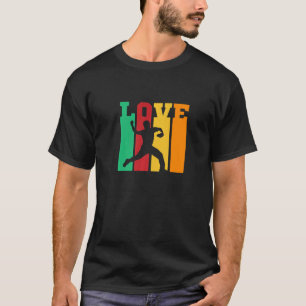 Camiseta Retro Love Baseball Pitcher Strike Baseball Pla
