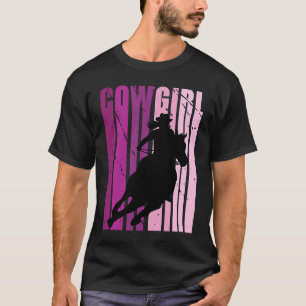 Camiseta Retro Love Rides Birthday Competição Barrel Racin