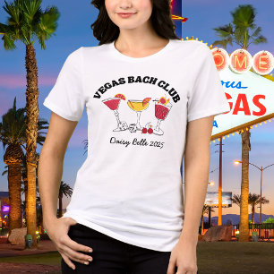 Camiseta Retro Lucky In Love Vegas Despedida de Solteira  