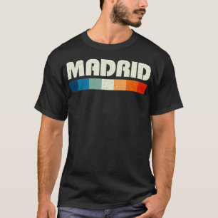 Camiseta Retro Madrid Espanha Vintage