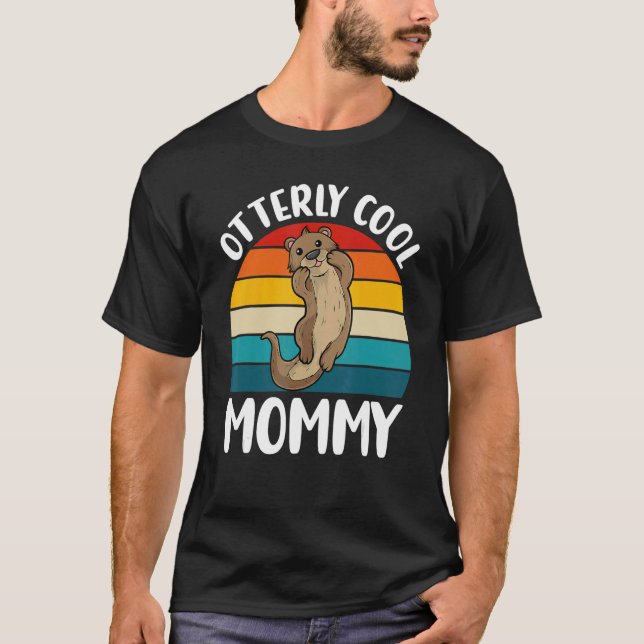 Camiseta Retro-mãe da mamãe legal e fofa (Frente)