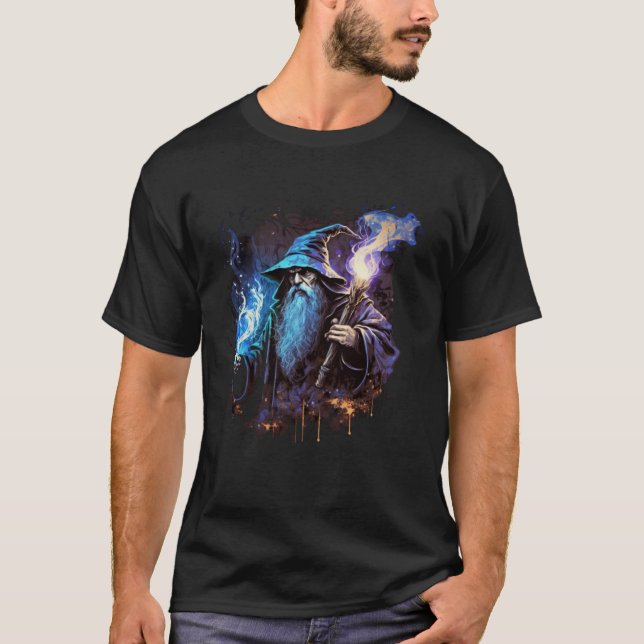 Camiseta Retro Magical Wizard Fantasy 3 (Frente)