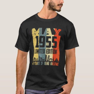 Camiseta Retro maio 1955 67º aniversário