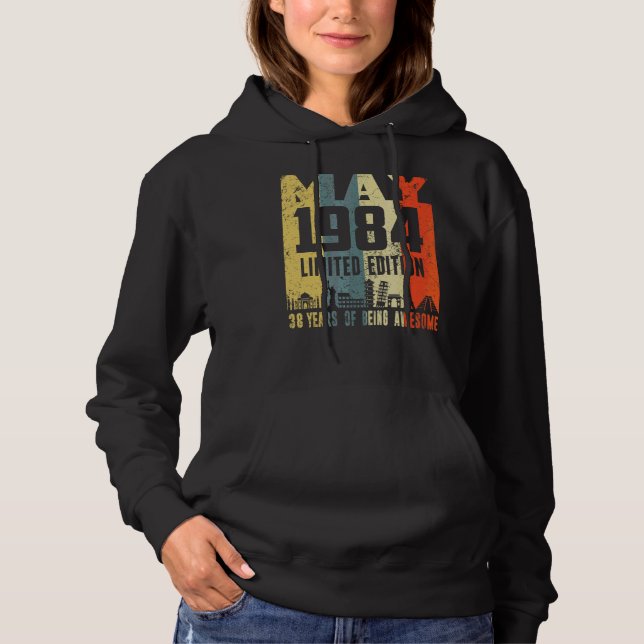 Camiseta Retro maio 1984 38º aniversário (Frente)
