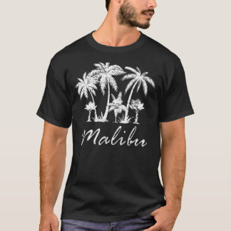 Camiseta Retro Malibu CA California Malibu Souvenir Palm Tr
