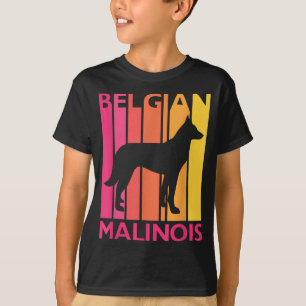 Camiseta Retro Malinois Gift for Dog Lover Vintage belga