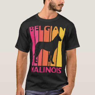 Camiseta Retro Malinois Gift for Dog Lover Vintage belga