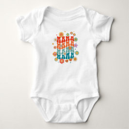 Camiseta Retro Mama Baby - Mãe e Eu Combinando