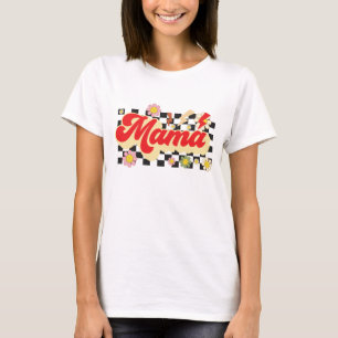 Camiseta Retro Mama Word Art