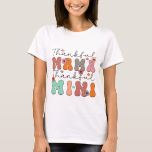 Camiseta Retro Mamãe Grata Mini Grata - Outono