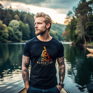 Camiseta Retro Manhattan Kayaking
