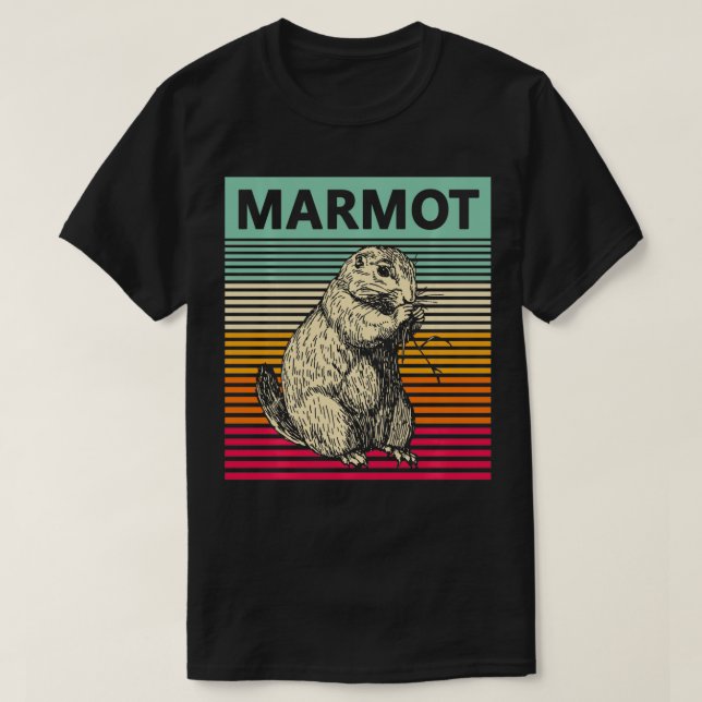 Camiseta Retro Marmot Vintage (Frente do Design)