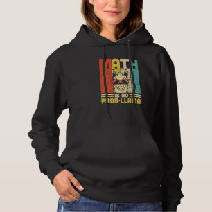 Camiseta Retro Matemática Não É Prob Llama Professor de Mat