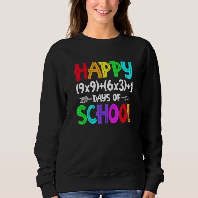 Camiseta Retro Math Formula 100 Days Of School Shirt Math T (Frente)