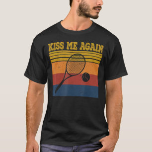 Camiseta Retro Me Beija Novamente Vintge ama Tênis