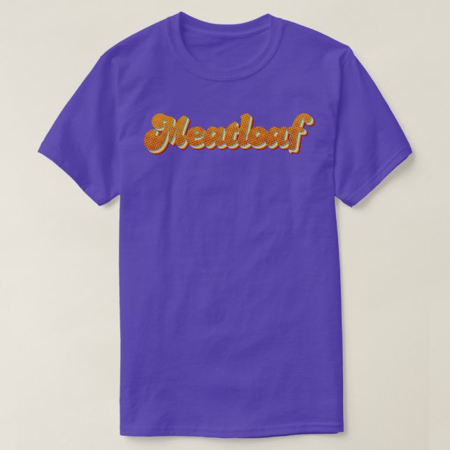 Camiseta Retro Meatloaf (Frente do Design)