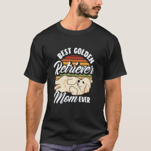 Camiseta Retro Melhor Mãe do Golden Retriever de Sempre Mam