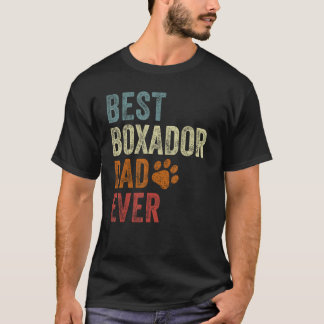 Camiseta Retrô Melhor Pai Boxador Nunca Boxador Papai Pai