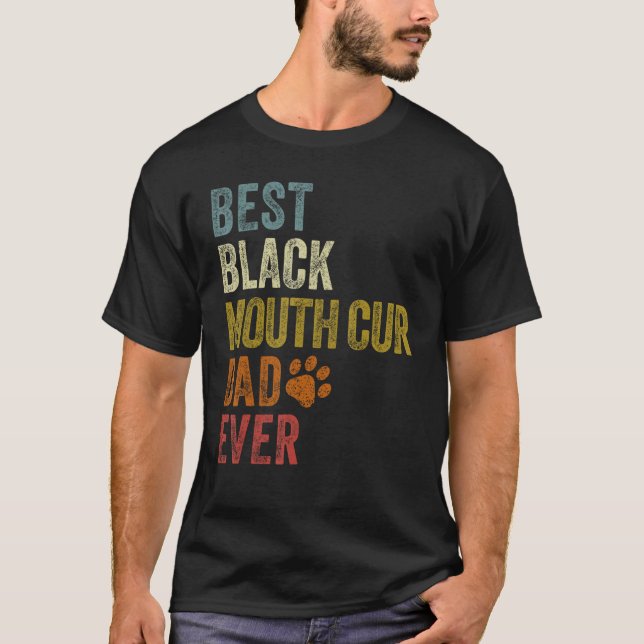Camiseta Retrô - Melhor Pai De Boca Negra (Frente)