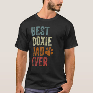 Camiseta Retrô Melhor Pai De Doxo Nunca Mais Com Canino Dox
